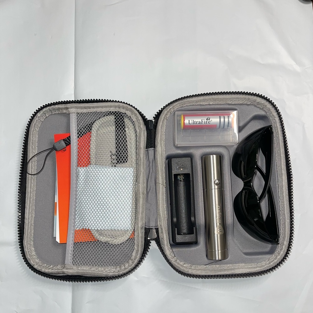 LifePro Handheld Red LED Light Device w/ Case Rechargeable